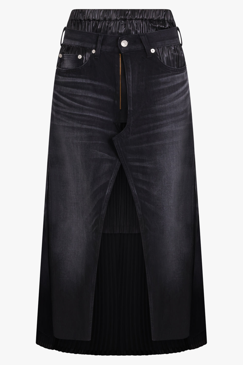 JUNYA WATANABE RTW X Levi'S Pleated Skirt | Black/Grey
