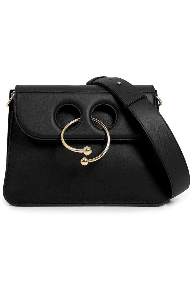 JW ANDERSON BAGS BLACK PIERCE MEDIUM BAG BLACK