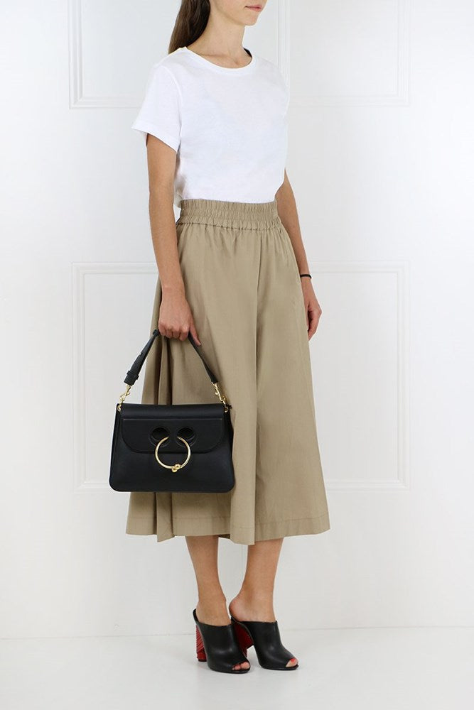 JW ANDERSON BAGS BLACK PIERCE MEDIUM BAG BLACK