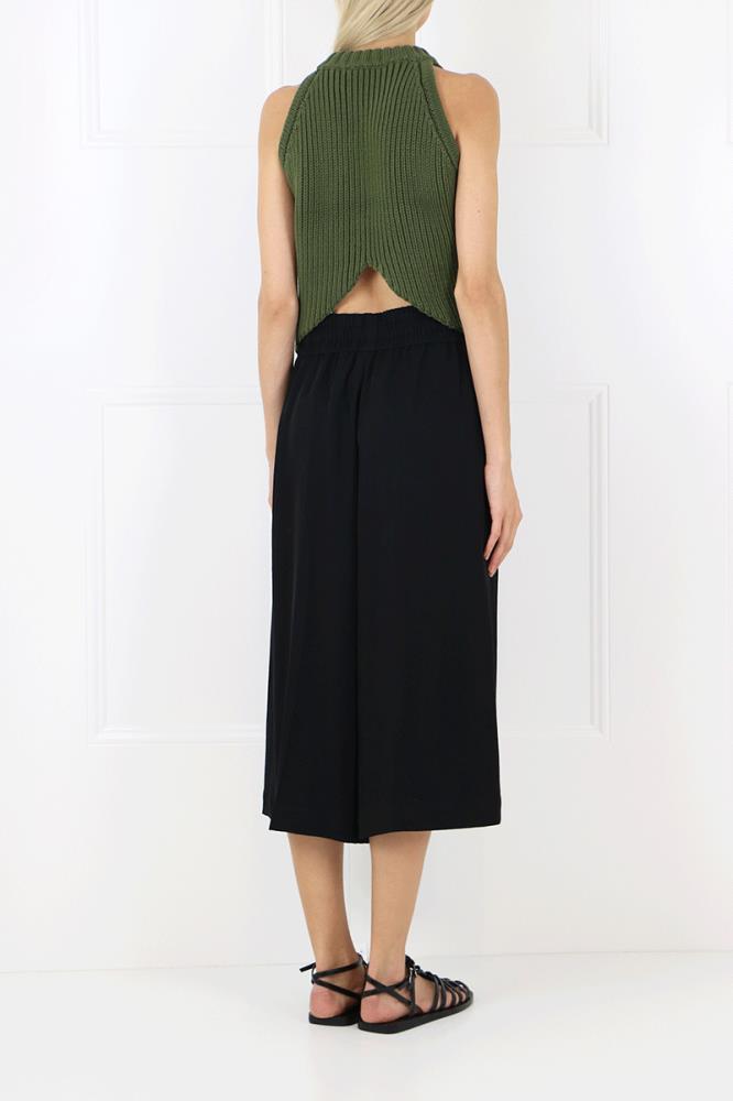 JW ANDERSON RTW SLEEVELESS HALTERNECK KNIT MILITARY GREEN