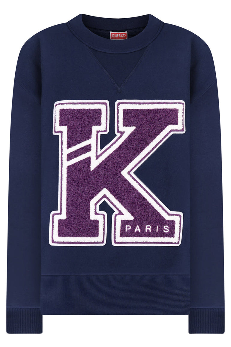 KENZO RTW COLLEGE SWEATSHIRT | MIDNIGHT BLUE