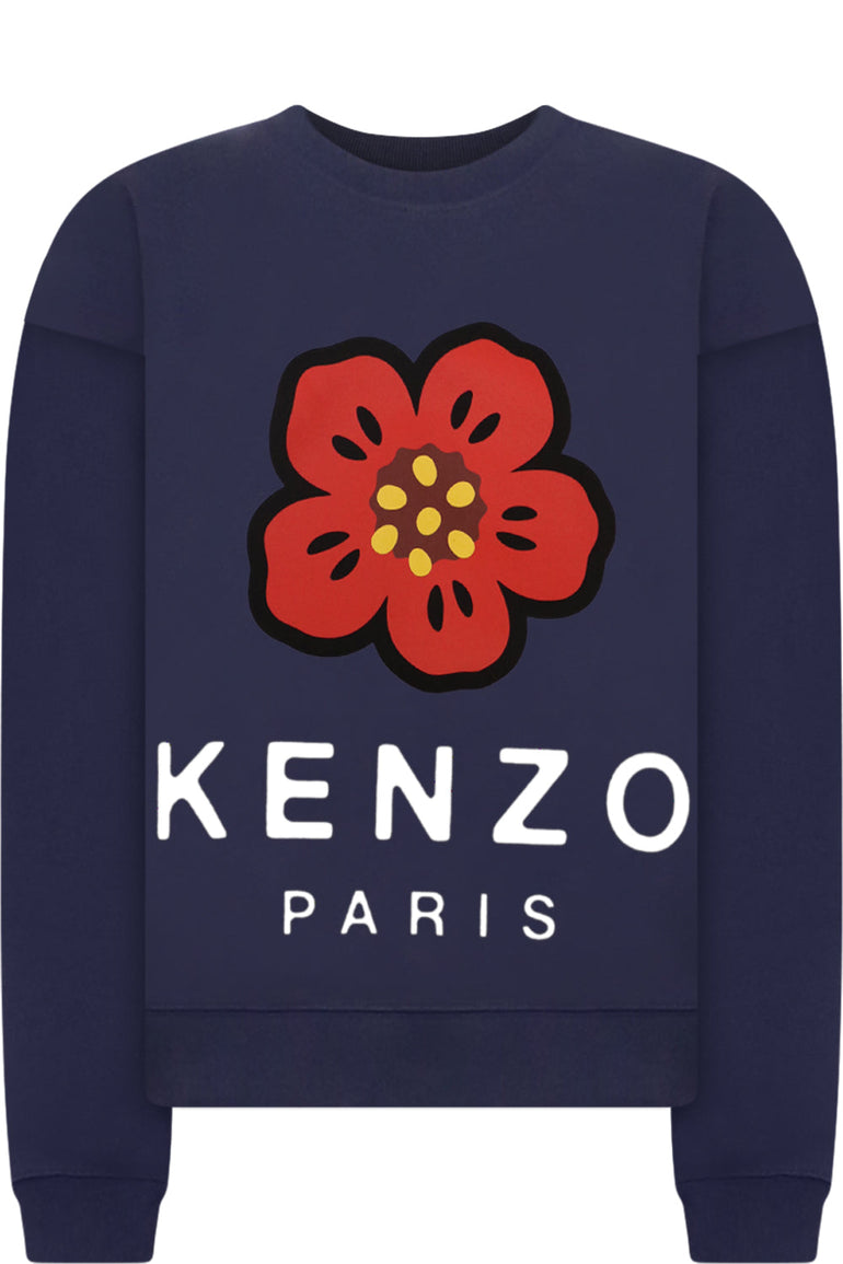 KENZO RTW KENZO PARIS REGULAR SWEATSHIRT | MIDNIGHT BLUE