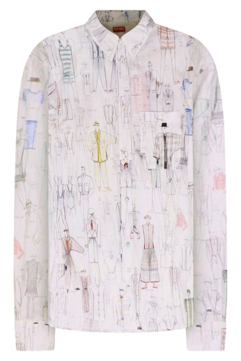 KENZO RTW PRINTED SHIRT