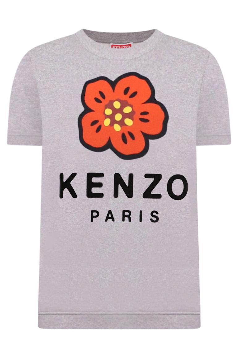 KENZO RTW SEASONAL LOGO CLASSIC T-SHIRT | PEARL GREY