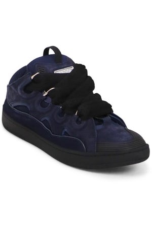 LANVIN SHOES CURB SNEAKERS | INK/BLUE