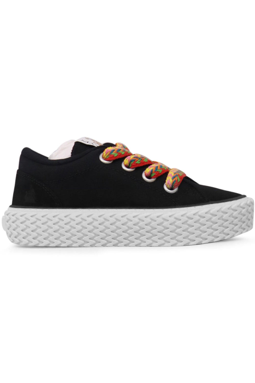 LANVIN SHOES CURBIES LOW TOP SNEAKERS | BLACK