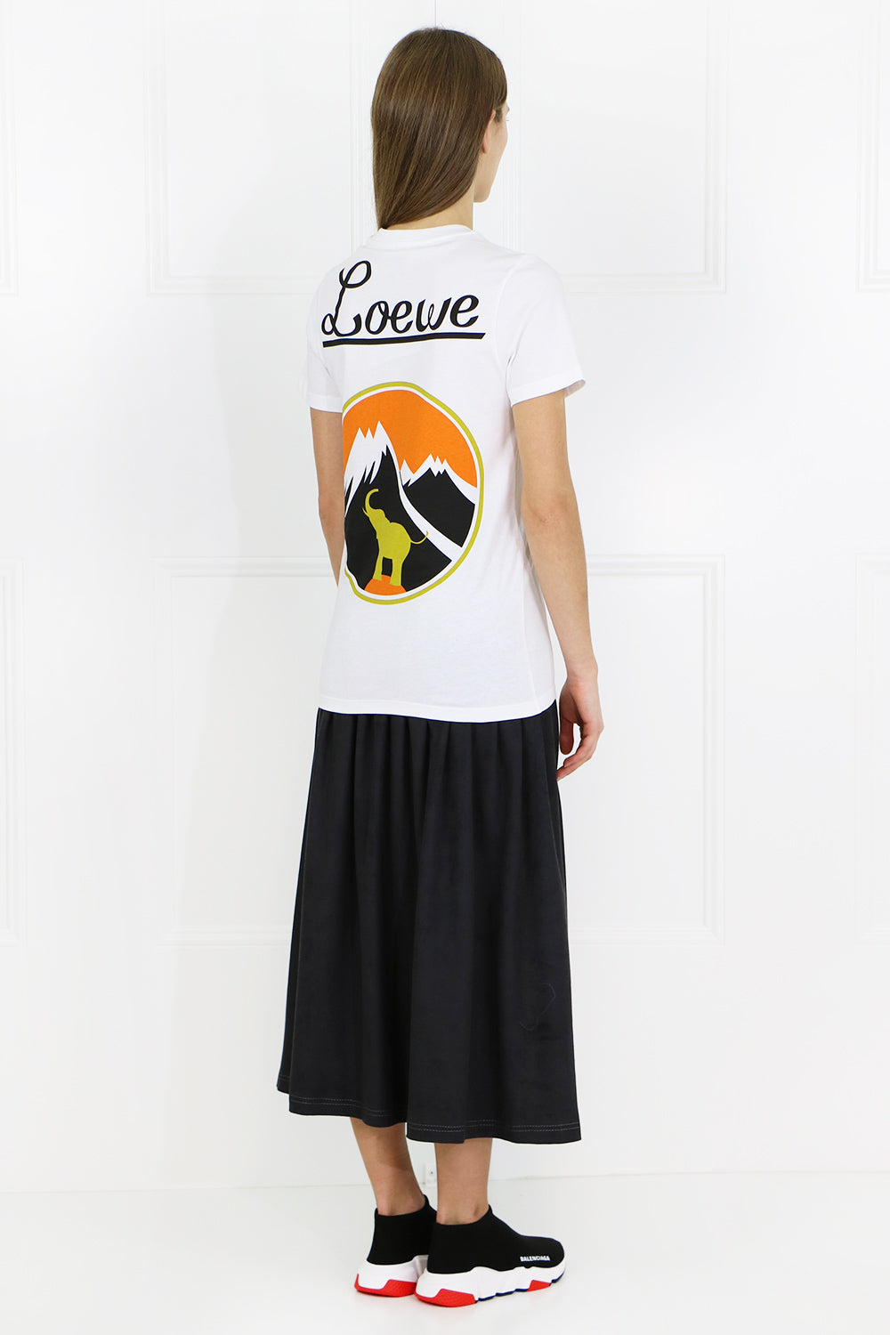 トップス LOEWE 19SS EL LEON Print Shirt 39 White トップス LOEWE 19SS EL LEON Print Shirt 39 White Relaxed fit