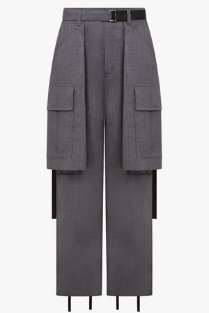 Suit Double Layer Pant | Grey