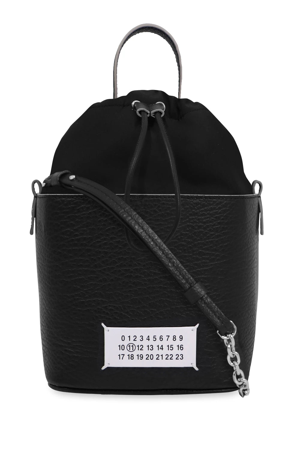 MAISON MARGIELA BAGS BLACK 5AC BUCKET BAG BLACK