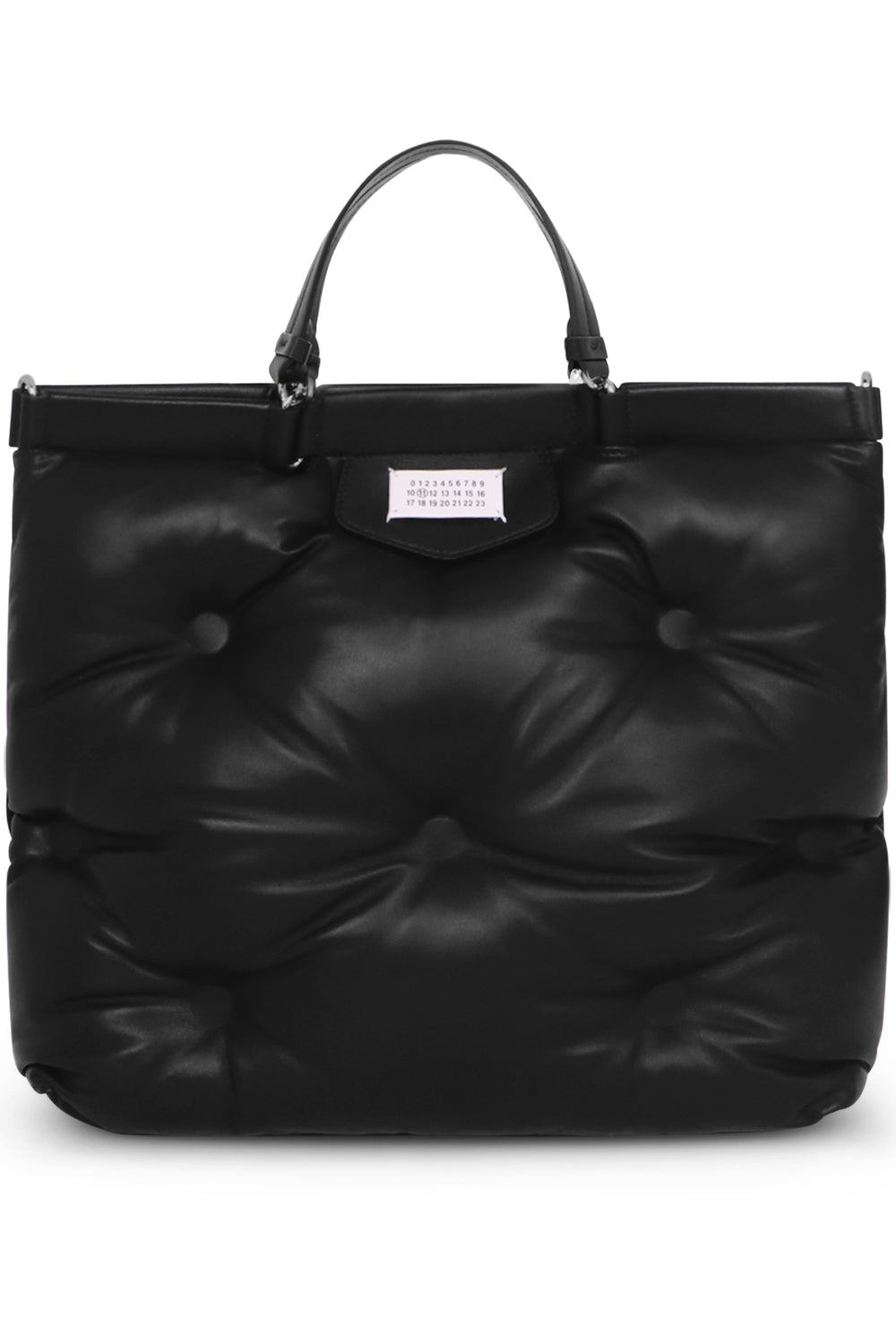 MAISON MARGIELA BAGS MULTI GLAM SLAM TOTE LARGE | BLACK/SILVER