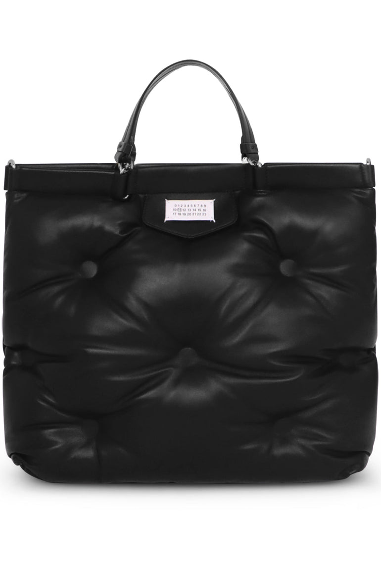 MAISON MARGIELA BAGS MULTI GLAM SLAM TOTE LARGE | BLACK/SILVER