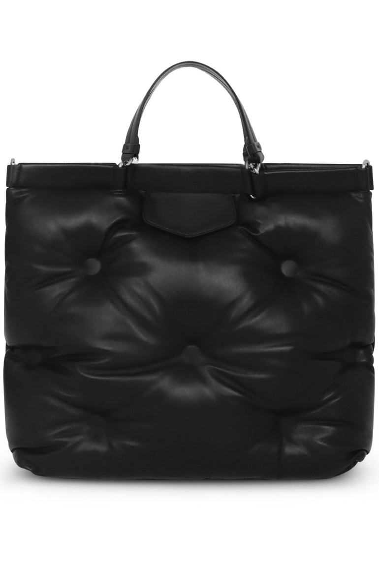 MAISON MARGIELA BAGS MULTI GLAM SLAM TOTE LARGE | BLACK/SILVER