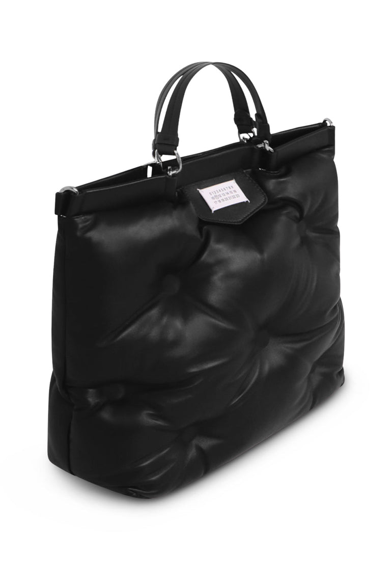 MAISON MARGIELA BAGS MULTI GLAM SLAM TOTE LARGE | BLACK/SILVER