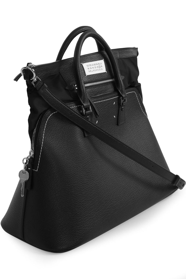 MAISON MARGIELA BAGS BLACK LARGE 5AC BAG BLACK
