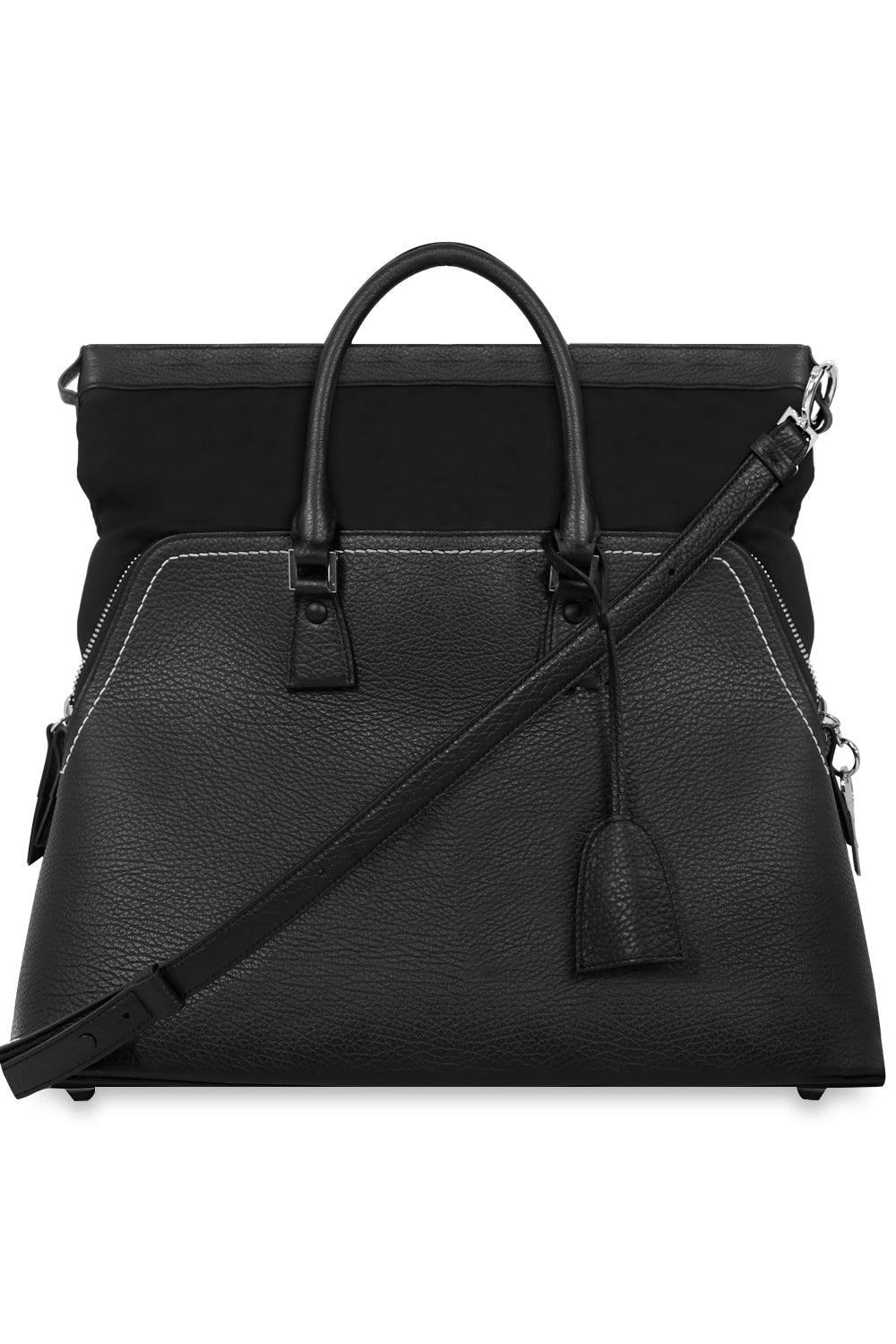 MAISON MARGIELA BAGS BLACK LARGE 5AC BAG BLACK