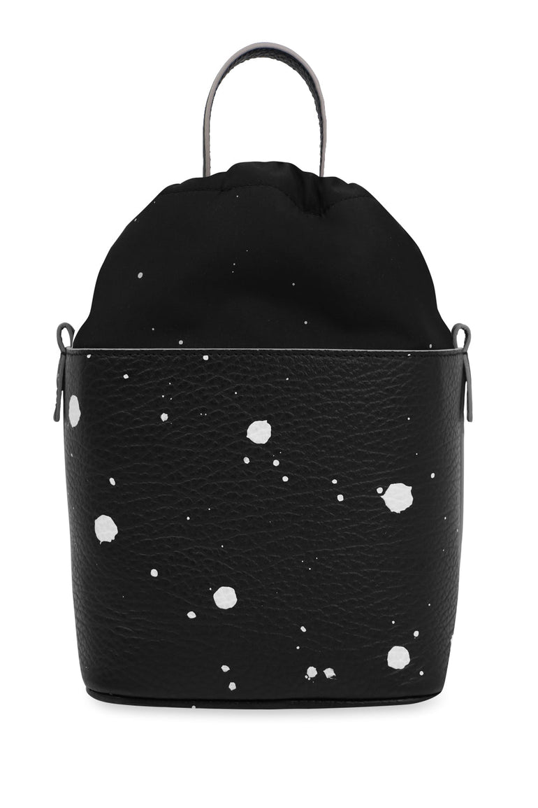 MAISON MARGIELA BAGS BLACK MINI 5AC SPLATTER BAG BLACK