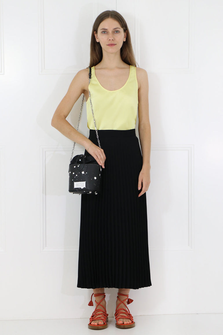 MAISON MARGIELA BAGS BLACK MINI 5AC SPLATTER BAG BLACK