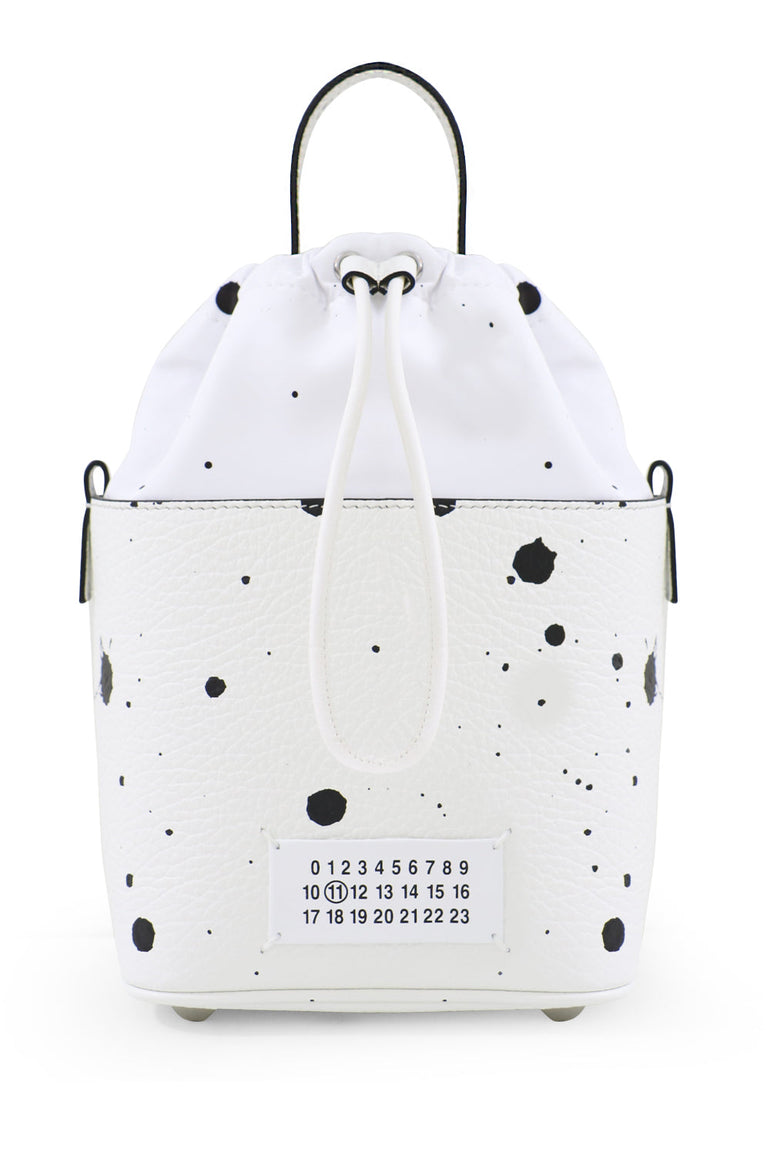 MAISON MARGIELA Bags WHITE MINI 5AC SPLATTER BAG WHITE
