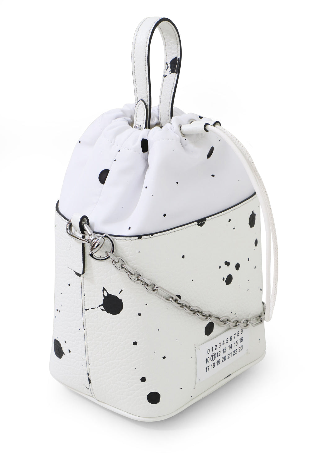 MAISON MARGIELA Bags WHITE MINI 5AC SPLATTER BAG WHITE