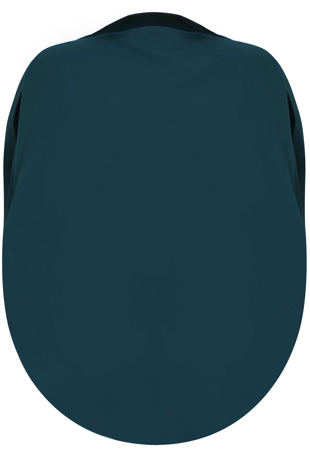 MAISON MARGIELA RTW GREEN CIRCULAR FLUID BLOUSE DUCK GREEN