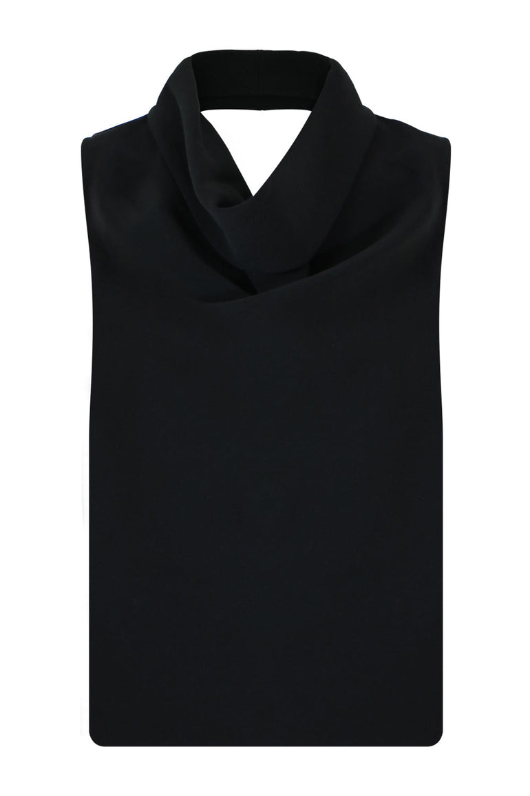 MAISON MARGIELA RTW CORSET BACKLESS TOP BLACK