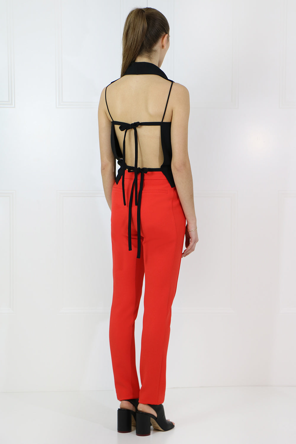 MAISON MARGIELA RTW CORSET BACKLESS TOP BLACK