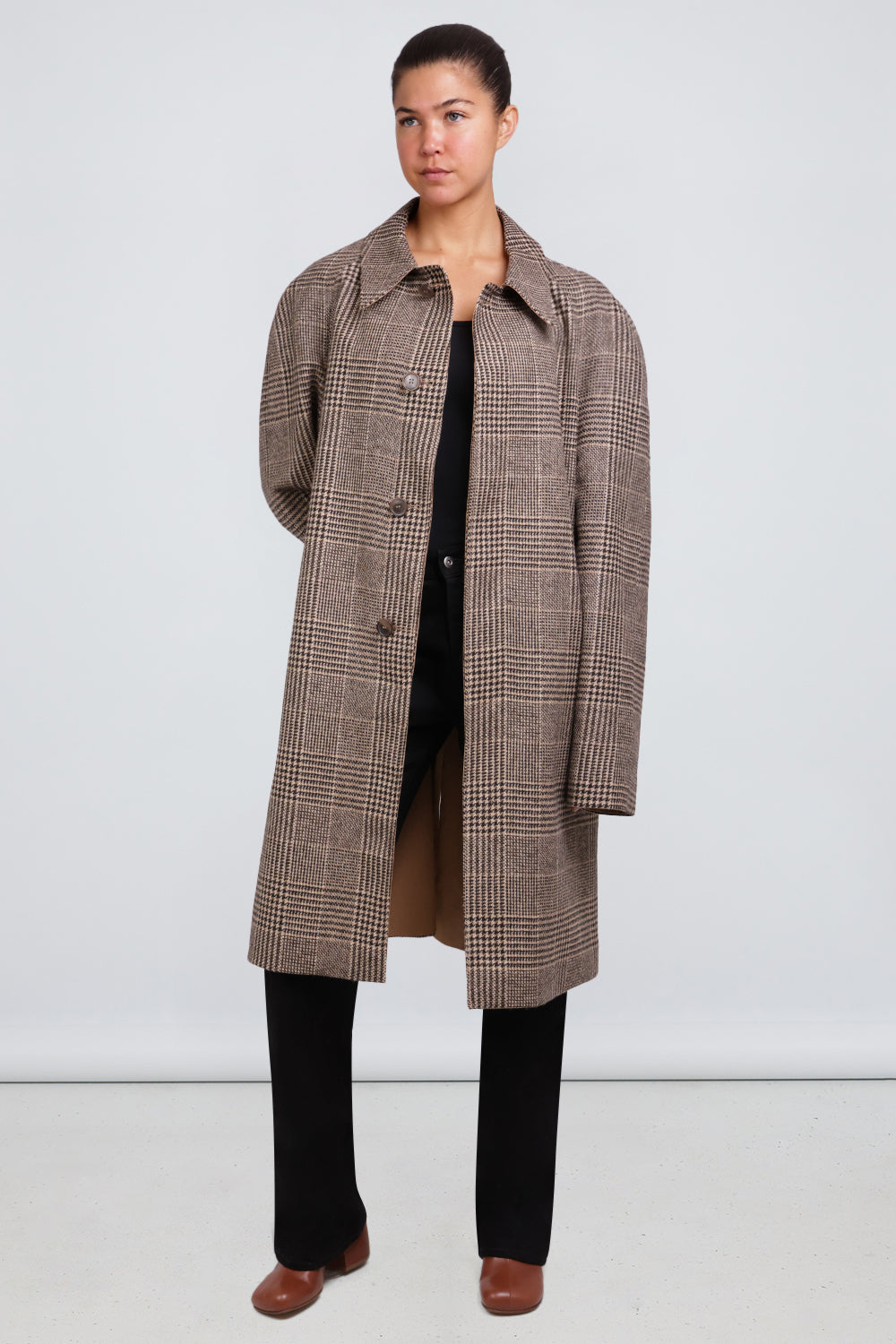 mm6 maison margiela check trench coat 36 mm6 maison margiela check trench coat 36