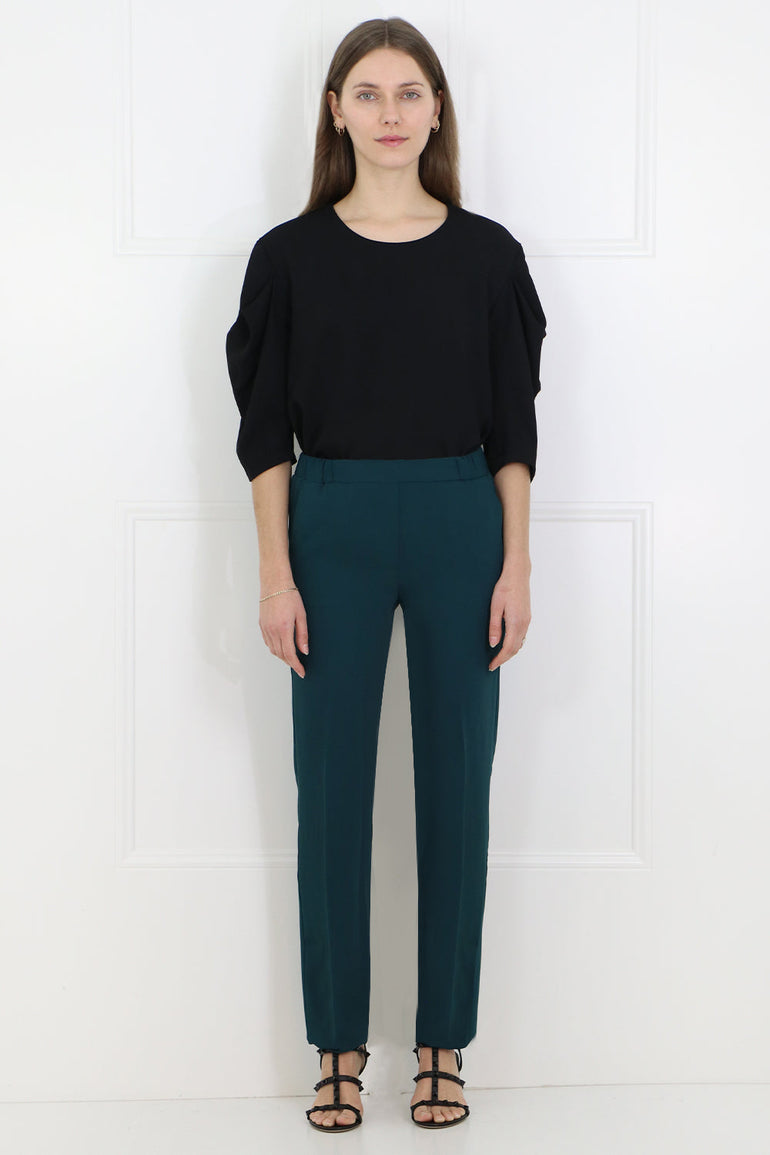 MAISON MARGIELA RTW SLIM LEG PANTS DUCK GREEN