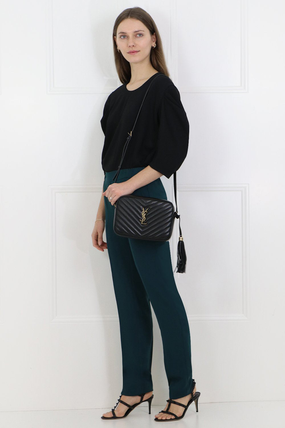 MAISON MARGIELA RTW SLIM LEG PANTS DUCK GREEN
