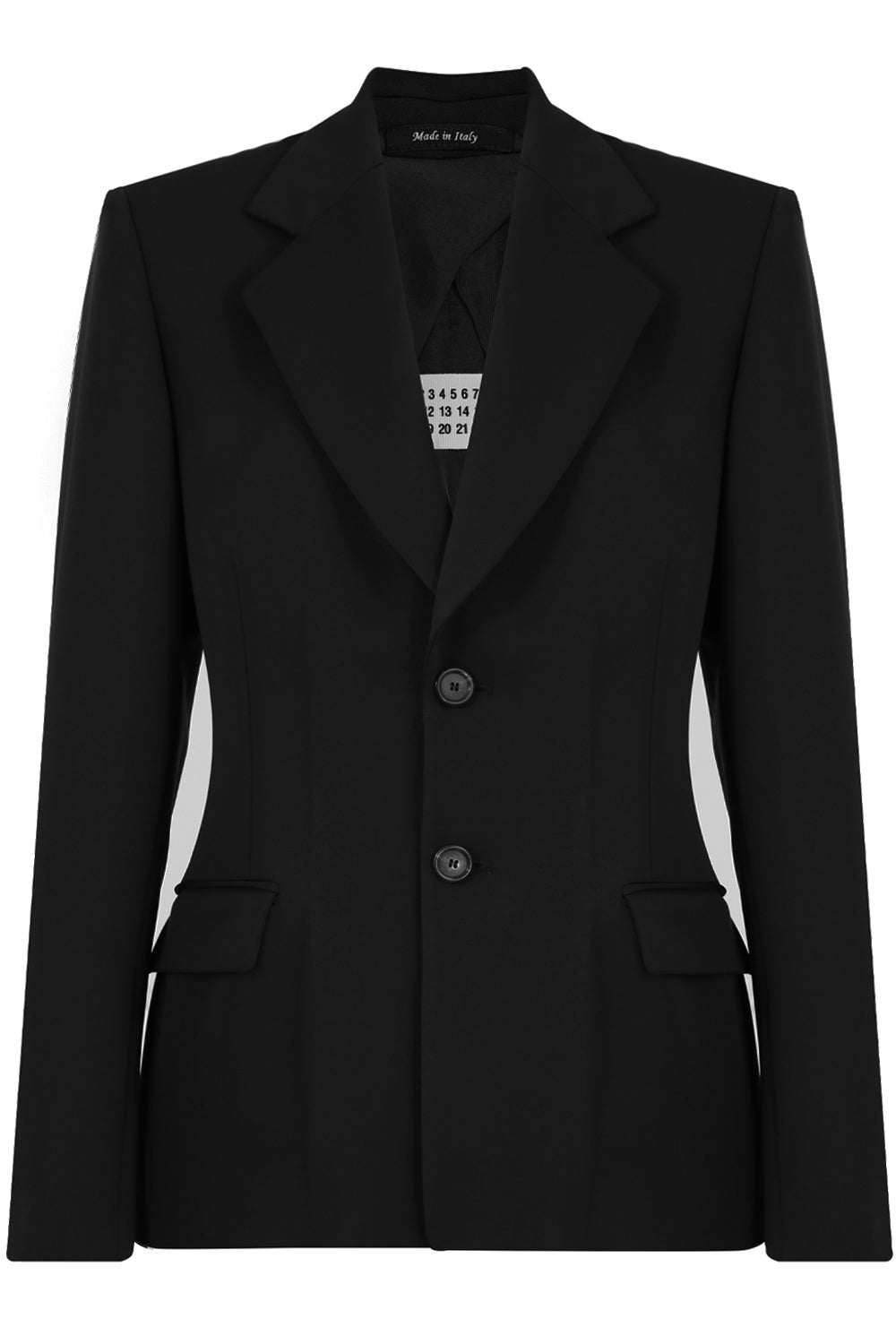 MAISON MARGIELA RTW TAILORED BLAZER BLACK