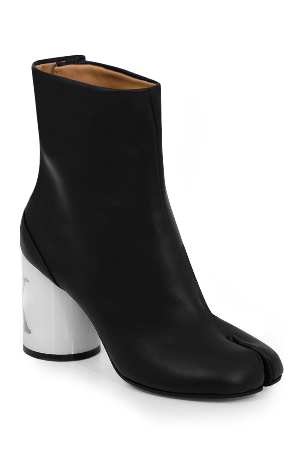 MAISON MARGIELA SHOES CONTRAST HEEL TABI BOOT BLACK/WHITE