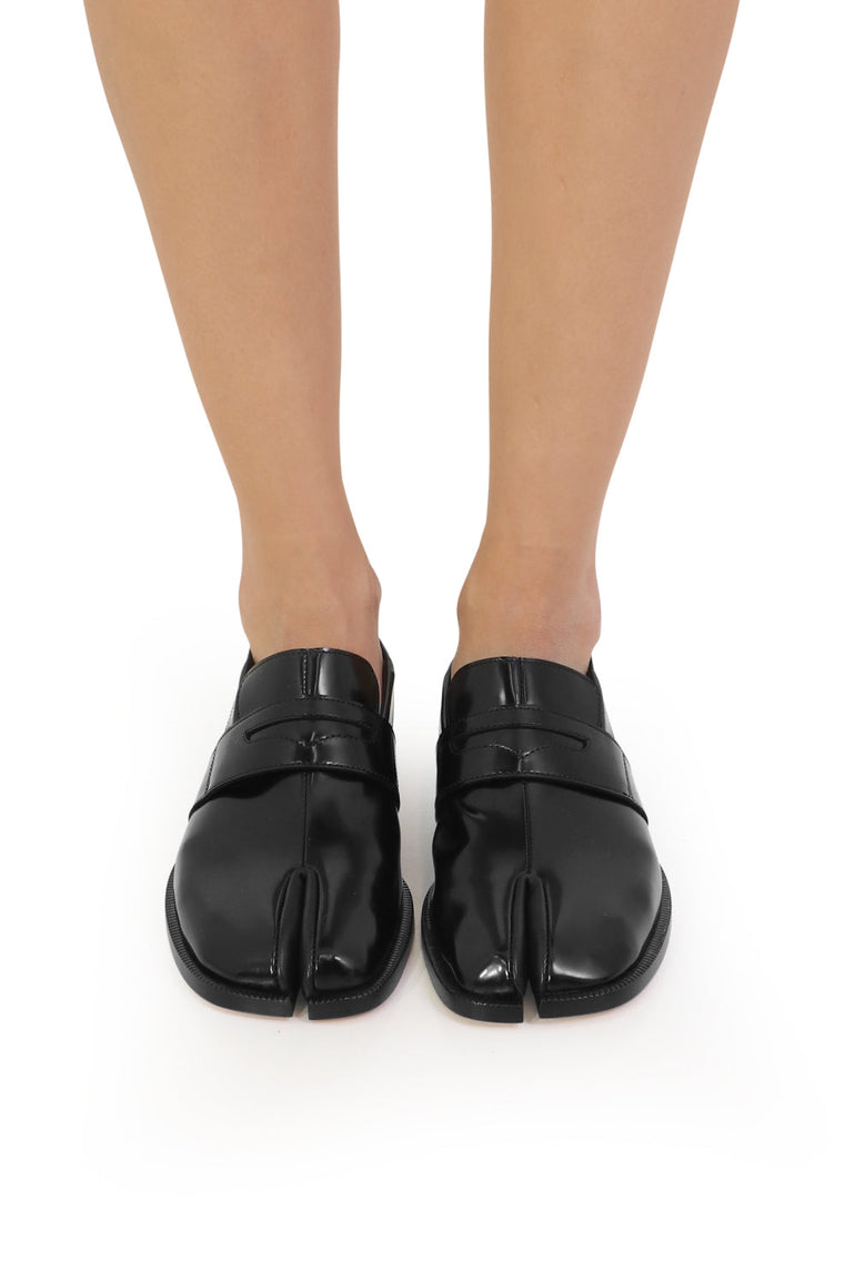 MAISON MARGIELA SHOES TABI BABOUCHE LOAFER BLACK