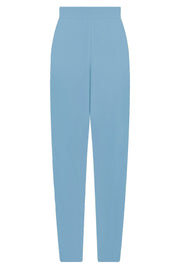 MAISON POI PANTS FLUID RELAXED SLIM LEG PANTS LAKE