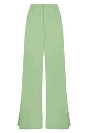 MAISON POI PANTS FLUID SPLIT LEG PANTS SAGE