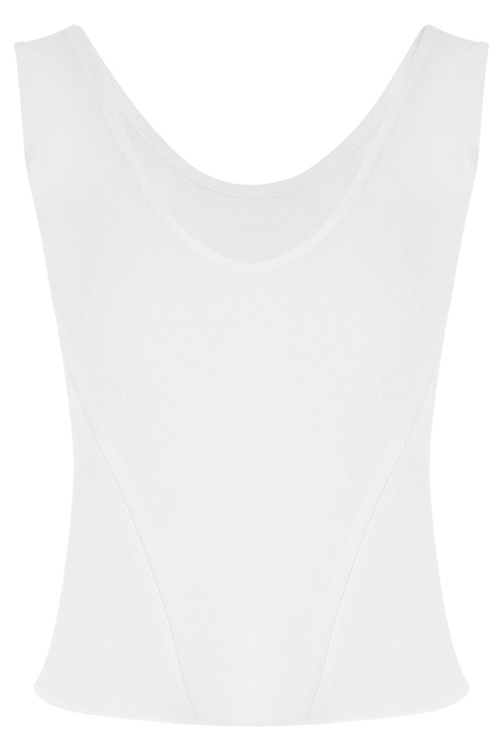 MAISON POI RTW TISSUE BODICE TOP S/LESS IVORY