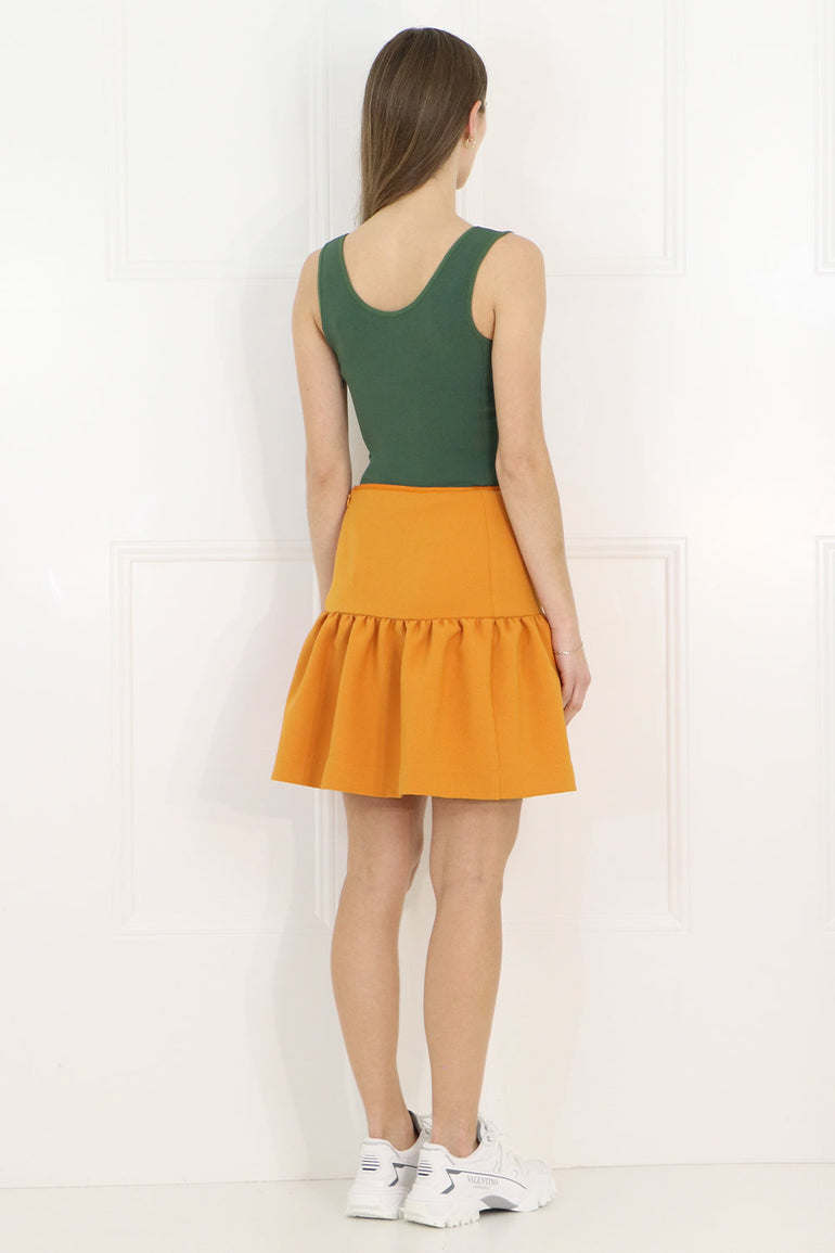 MAISON POI RTW TISSUE BODICE TOP S/LESS KHAKI