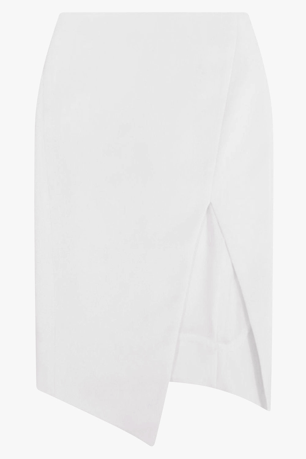 MAISON POI RTW TISSUE SPLIT PENCIL SKIRT IVORY