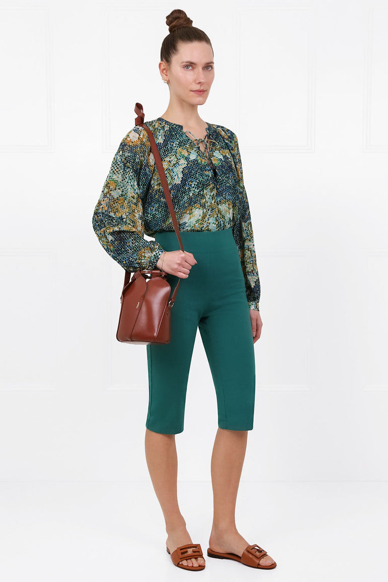 MAISON POI SHORTS TOUSJOUR BIKE SHORTS FOREST