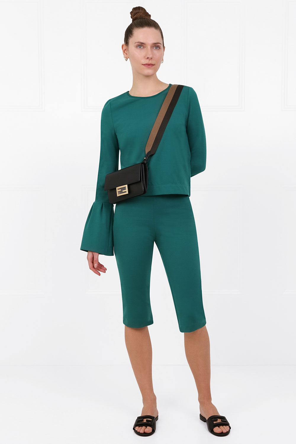 MAISON POI SHORTS TOUSJOUR BIKE SHORTS FOREST