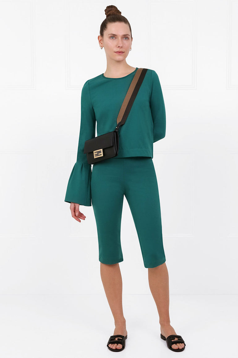 MAISON POI SHORTS TOUSJOUR BIKE SHORTS FOREST