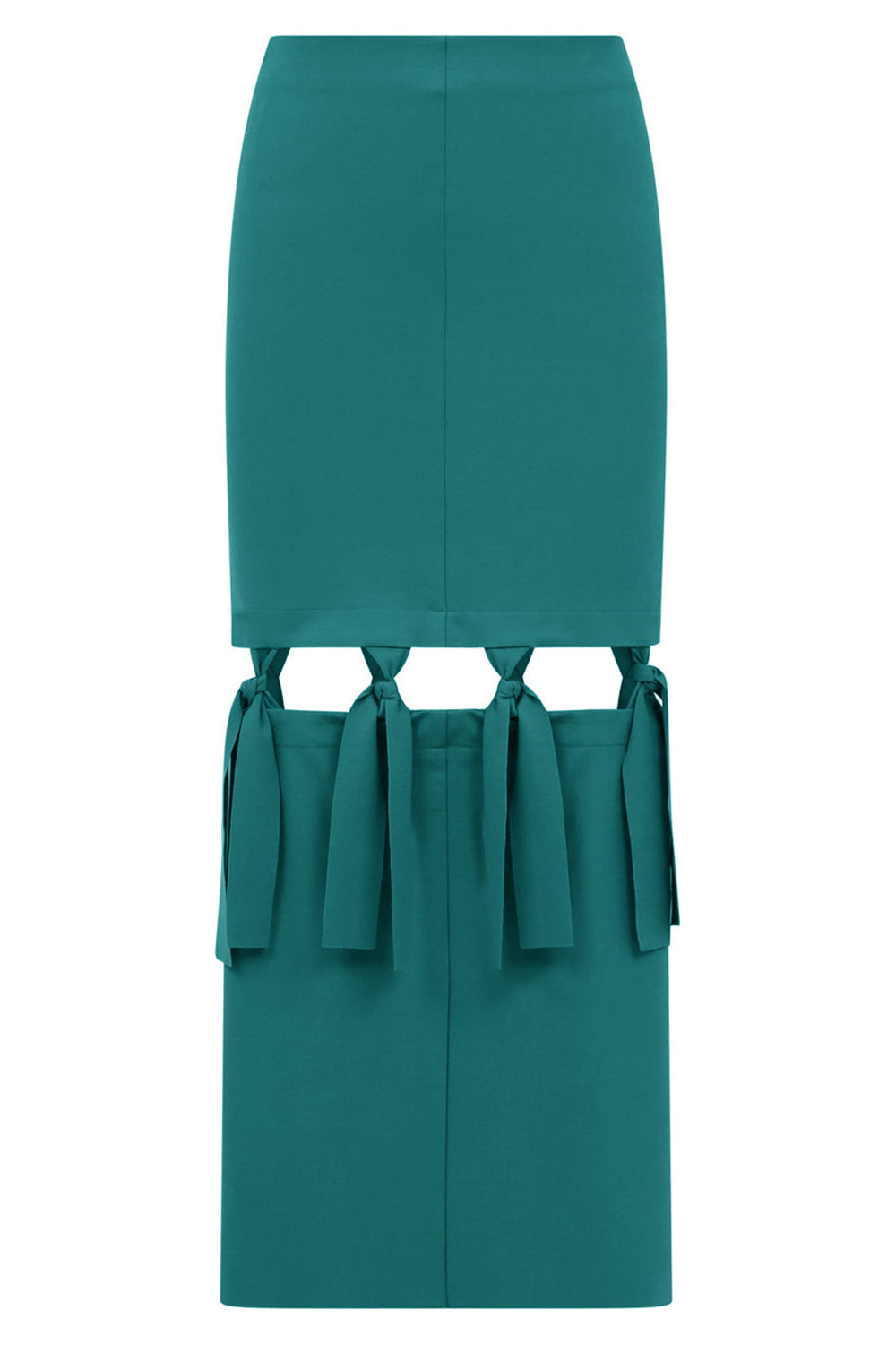 MAISON POI SKIRTS TOUSJOUR KNOT SKIRT FOREST