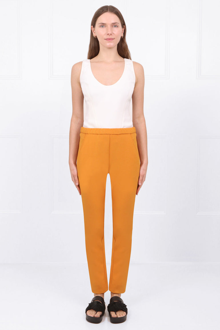 MAISON POI TOPS TISSUE BODICE TOP S/LESS IVORY