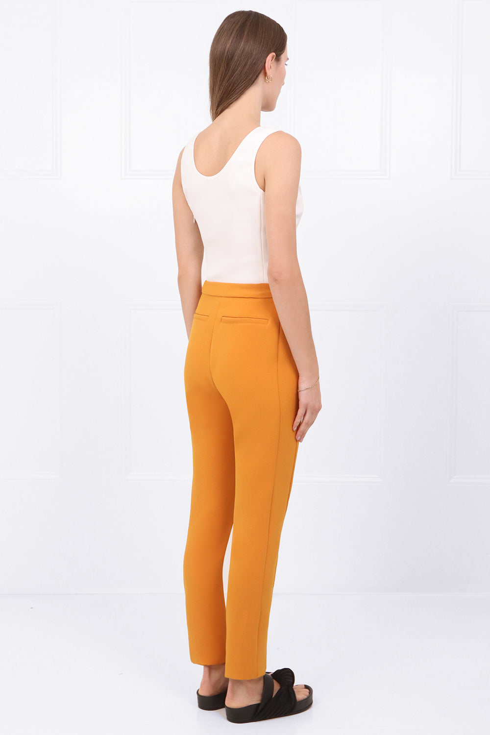 MAISON POI TOPS TISSUE BODICE TOP S/LESS IVORY