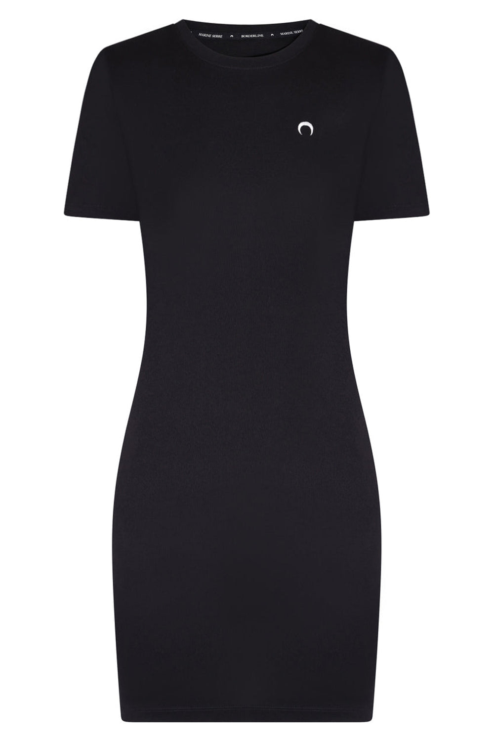 MARINE SERRE RTW SHORT T-SHIRT DRESS | BLACK