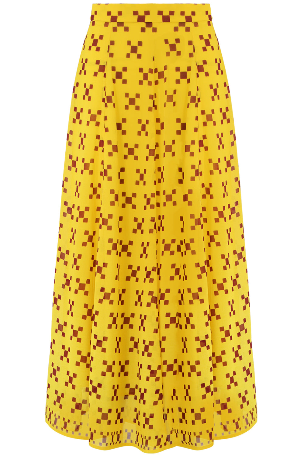 MIMI LIBERTE RTW LATEICIA PLEATED SKIRT ZEPHIRE YELLOW