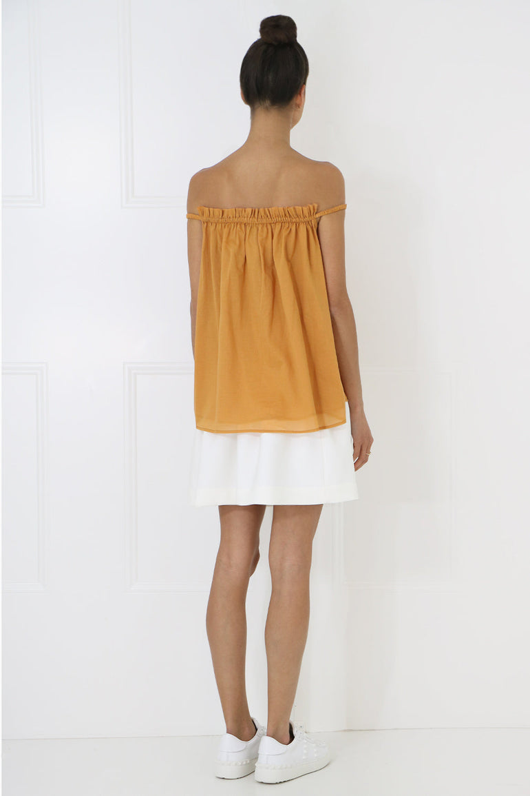 MIMI LIBERTE RTW MARTHA OFF THE SHOULDER BLOUSE CUMIN