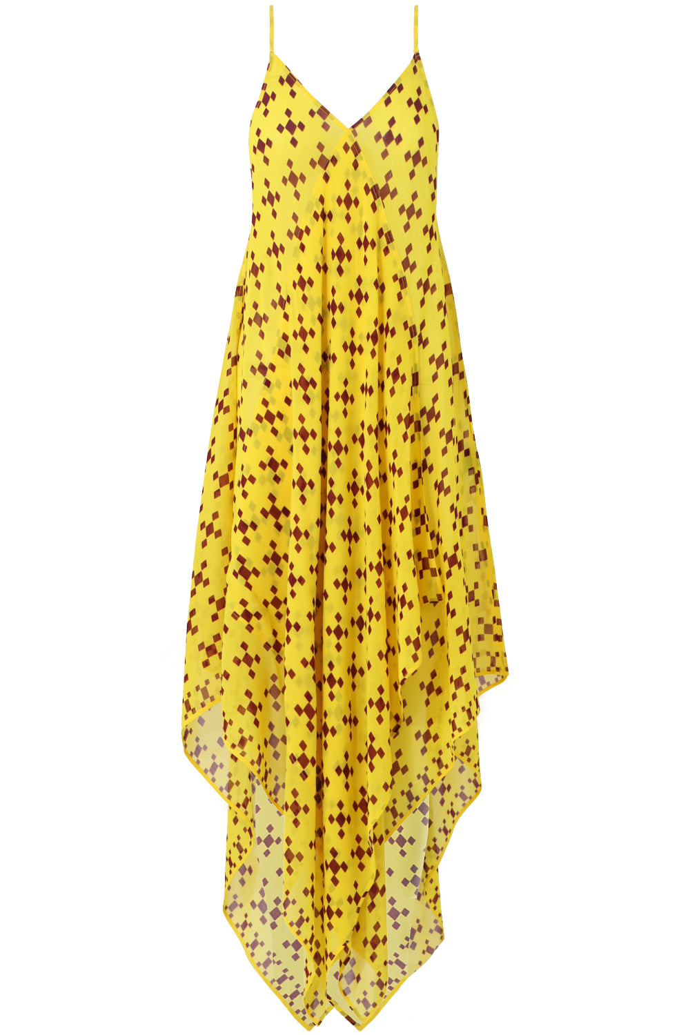 MIMI LIBERTE RTW SALLY SCARF DRESS S/LESS ZEPHIRE YELLOW