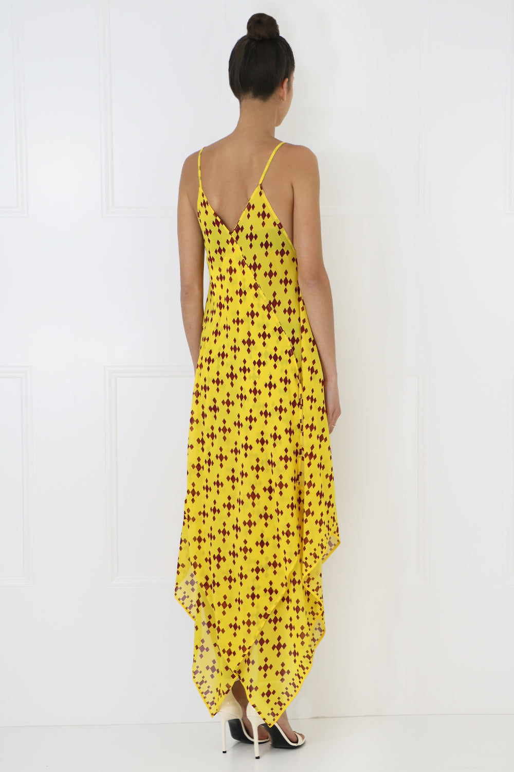 MIMI LIBERTE RTW SALLY SCARF DRESS S/LESS ZEPHIRE YELLOW