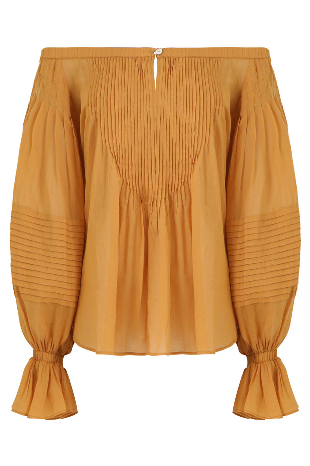 MIMI LIBERTE V NECK PUFF SLEEVE BLOUSE CUMIN – Parlour X