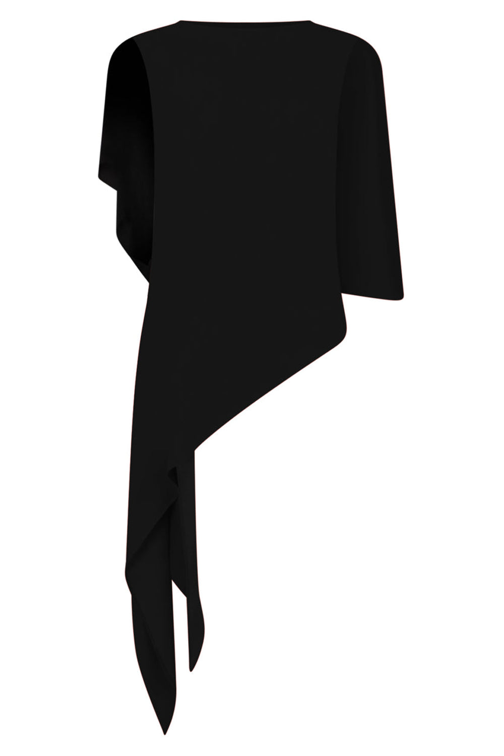 MM6 BY MAISON MARGIELA ASYMMETRIC BLOUSE BLACK NEW SEASON PARLOUR